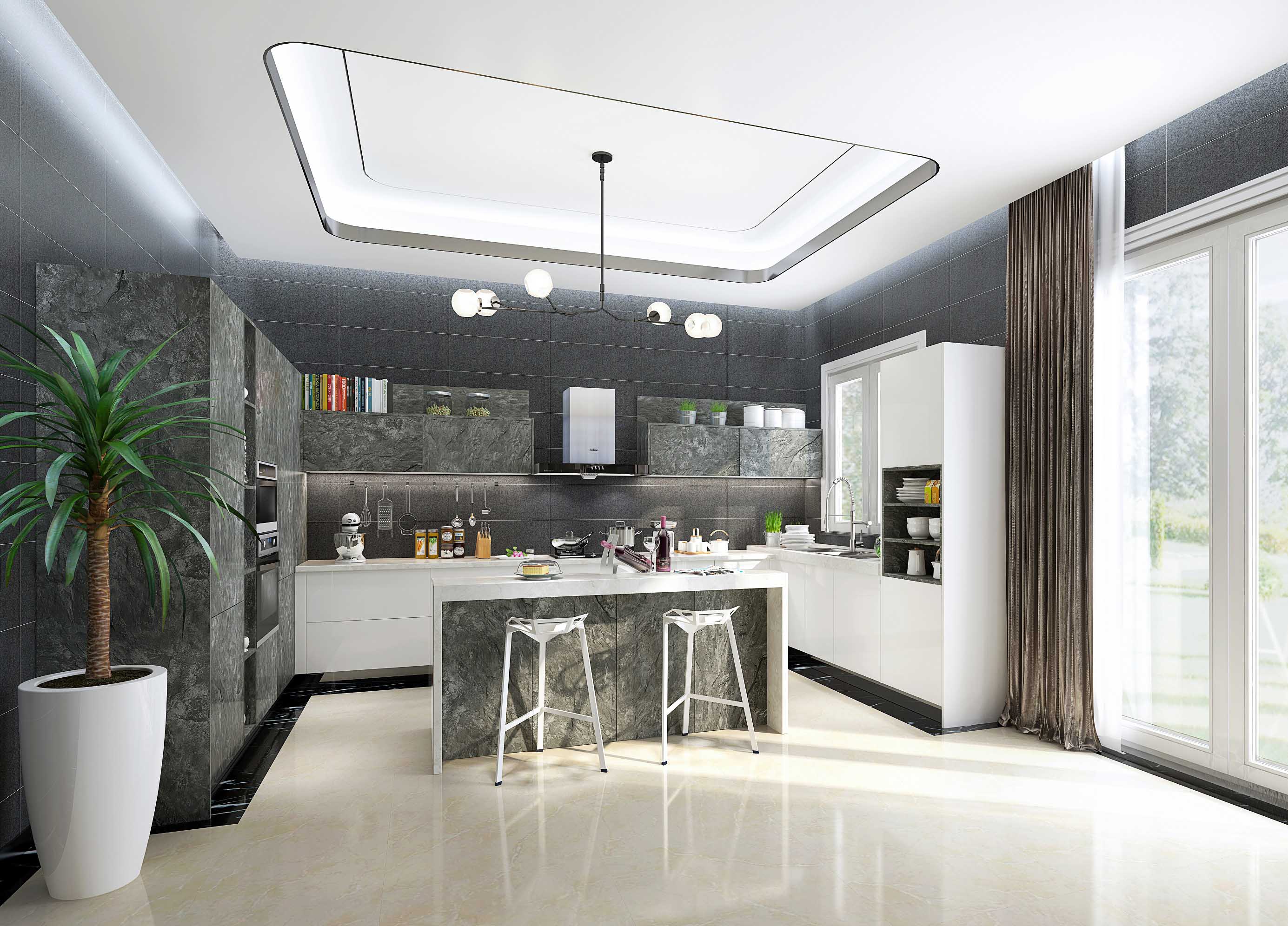 comercial melamine MFC kitchen cabinet wholesale