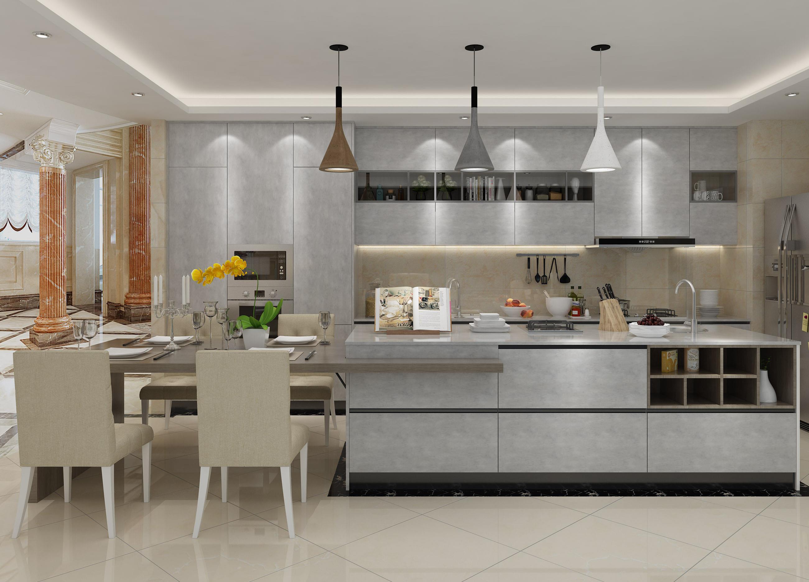 Melamine Faced Chipboard Kitchen HM1811 H216