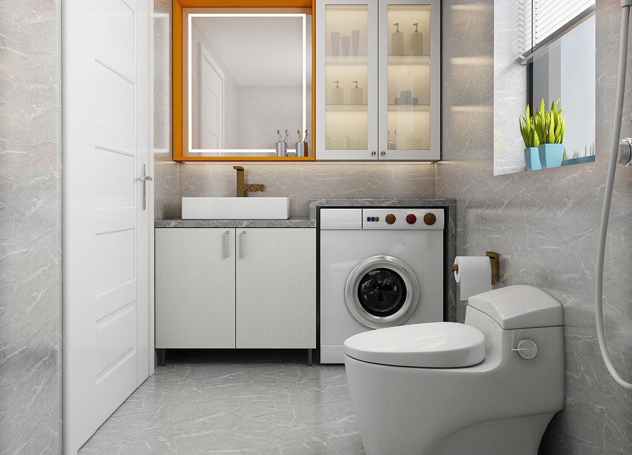 bathroom high gloss young style cabinet