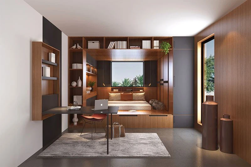 mutifunctional home office tatami
