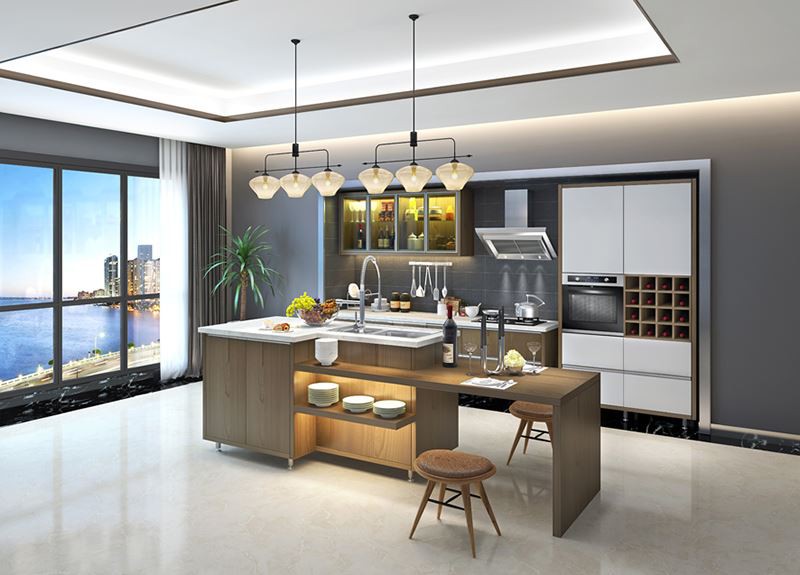 China Hot Modern Kitchen Cabinet suppliers