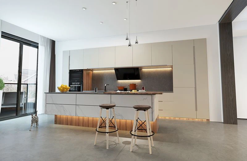 lacquer board kitchen cabinets