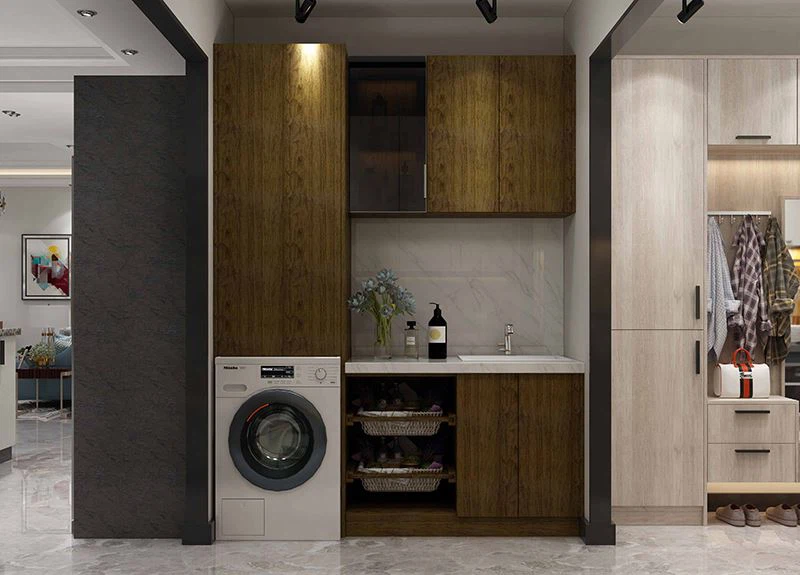 laundry room cabinet