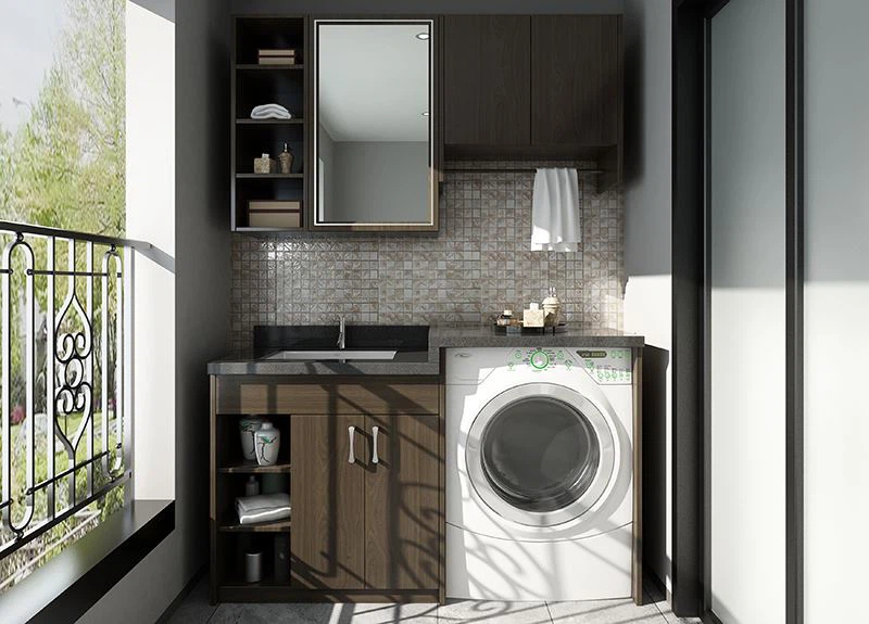 modular laundry room cabinet