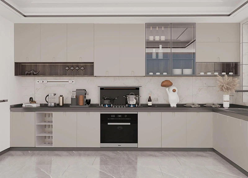 Lacquer Matt Color Kitchen Cabinet-1 Lacquer Matt Color Kitchen Cabinet-1