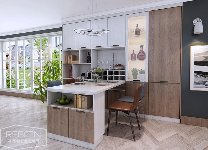 Flat Pack PVC Kitchen Cabinet