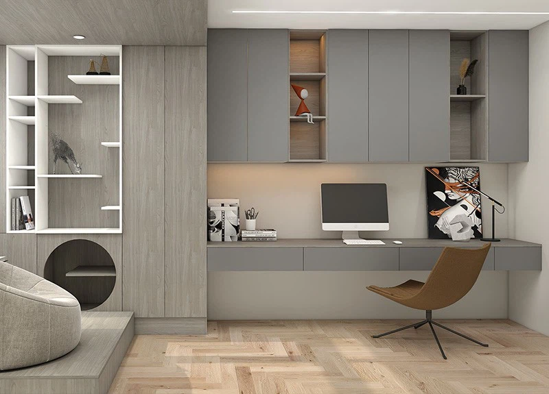 Grey Home Office Cabinets Grey Home Office Cabinets