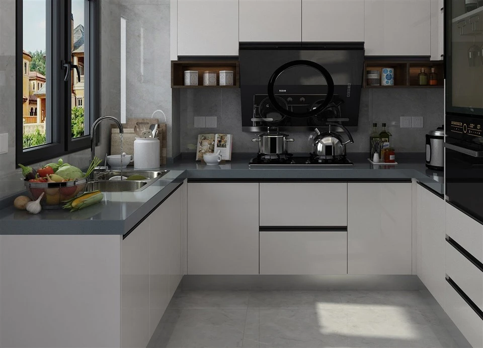 OEM Lacquer Kitchen Cabinet