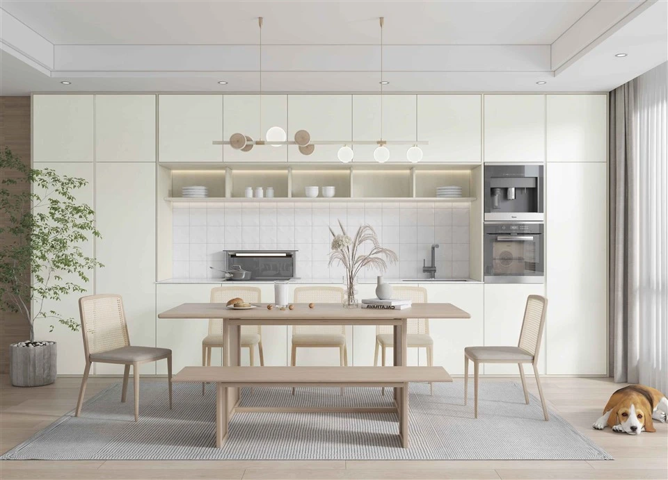 PET Finish Kitchen Cabinets