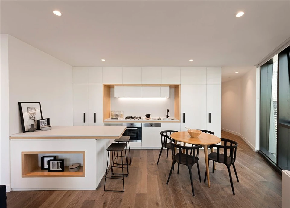 Polar White Kitchen Cabinets