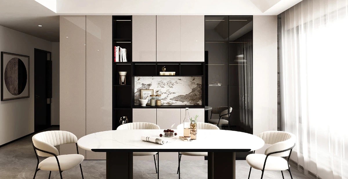 High Gloss Dining Room Cabinets High Gloss Dining Room Cabinets