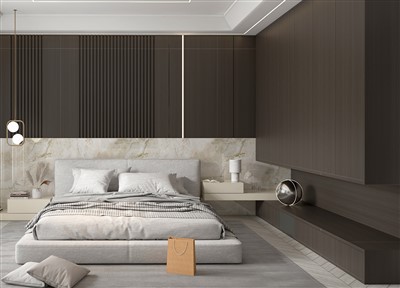 Dark Walnut Modern Wardrobes