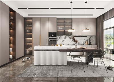 Stylish Contemporary Kitchen Cabinets