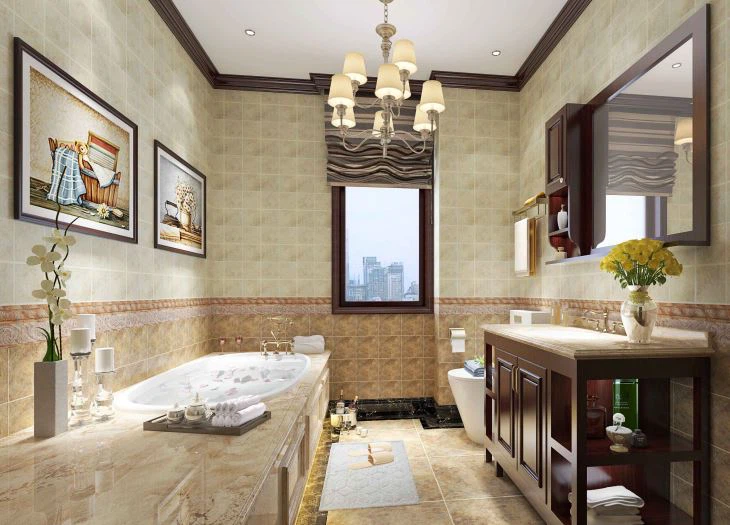 bathroom cabinet concise elegant solid wood wholesale