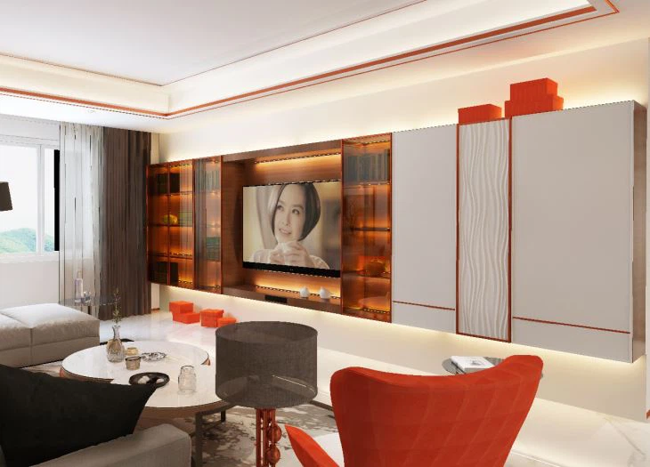 Vogue And Warm Full House Cabinet Solution