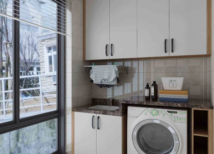 Melamine Laundry Cabinet