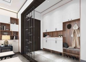 Contemporary Hallway Storage Units