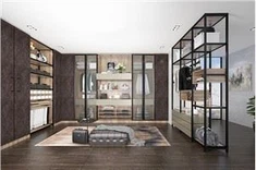 Wooden Open Wardrobe