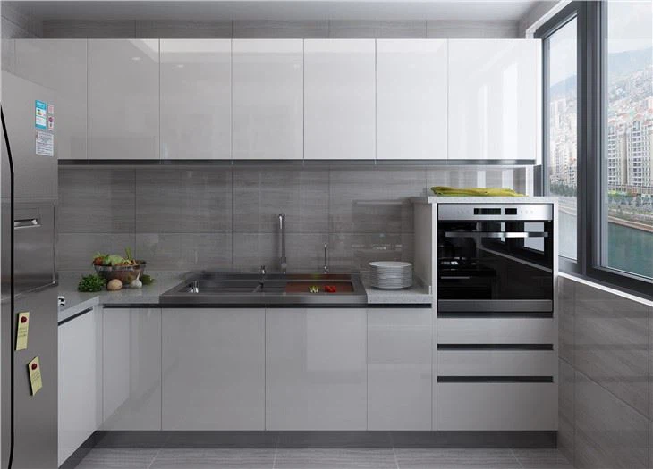 Contemporary Gloss Kitchen Cabinets