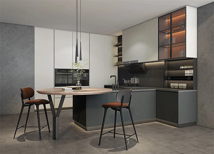 U-Shape Modular Kitchen Cabinet