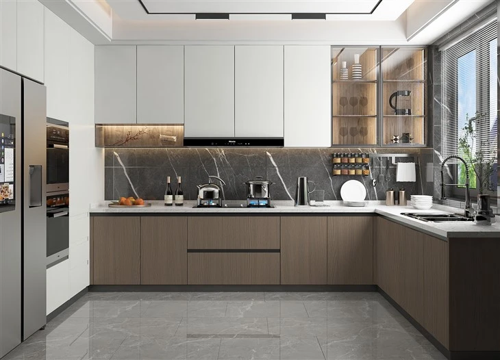 Modular Kitchen PVC Cabinets factory